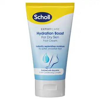 Tesco Scholl Hydration Boost Foot Cream 150ml offer