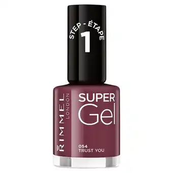 Tesco Rimmel Nailpolish Super Gel 12Ml Trust You offer