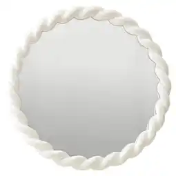 Tesco F&F Home Cream Bobble Mirror offer