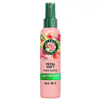 Tesco Herbal Essences Petal Soft Rose Scent Leave In Conditioner 145ml offer