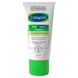 Tesco Cetaphil Rich Night Cream 50G offer