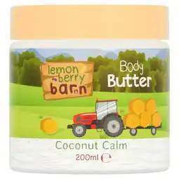 Tesco Lemon Berry Barn Body Butter Coconut Calm 200ml offer