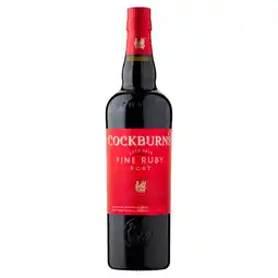 Tesco Cockburns Fine Ruby Port 75Cl offer