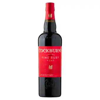 Tesco Cockburns Fine Ruby Port 75Cl offer