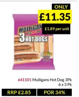 Musgrave MarketPlace Mulligans Hot Dog offer