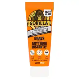 Tesco Gorilla White Grab Adhesive 200ml offer