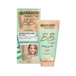 Tesco Garnier Bb Cream Original Light Tinted Moisturiser 50Ml offer