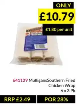 Musgrave MarketPlace MulligansSouthern Fried Chicken Wrap offer