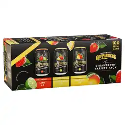 Tesco Kopparberg Strawberry Variety Pack 10 X 330Ml offer