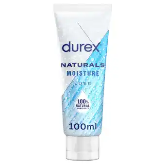 Tesco Durex Naturals Moisture Lube Water Based 100ml offer