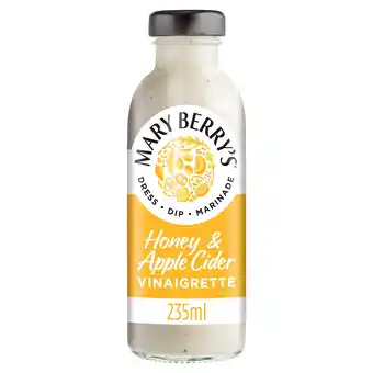 Tesco Mary Berry's Honey & Apple Cider Vinaigrette Dressing 235ml offer