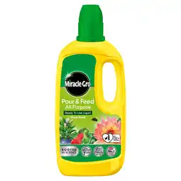 Tesco Miracle Gro Pour & Feed Plant Feed 1L offer