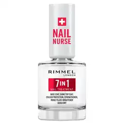 Tesco Rimmel Nail Nurse 7 in 1 Nail Treatment 12ml offer