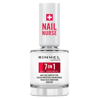 Tesco Rimmel Nail Nurse 7 in 1 Nail Treatment 12ml offer