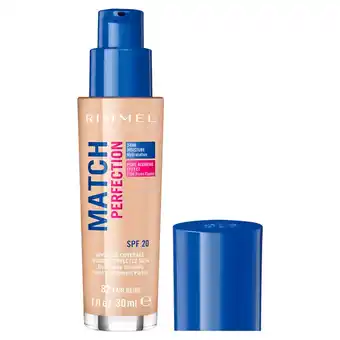 Tesco Rimmel Match Perfection Foundation Fair Beige 30Ml offer