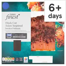 Tesco Tesco Finest Thick Cut Asian Inspired Smoked Salmon 140g offer