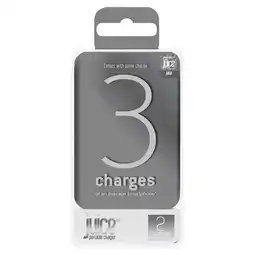 Tesco Juice 3 Charge Powerbank, 10,000mAh Grey offer