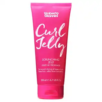 Tesco Umberto Giannini Curl Jelly Scrunching Jelly 200ml offer