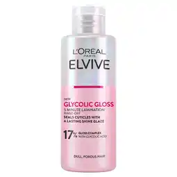 Tesco L'Oreal Paris Elvive Glycolic Gloss 5 Minute Lamination 200ml offer