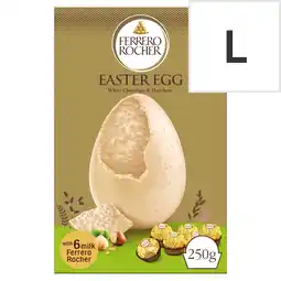 Tesco Ferrero Rocher Golden E/Egg With White Chocolate 250G offer