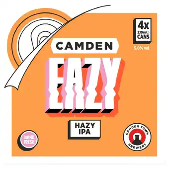 Tesco Camden Easy IPA 4x330ml offer