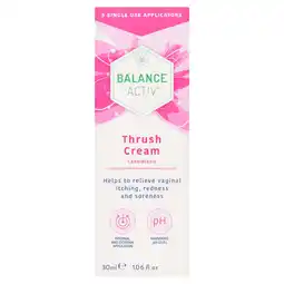 Tesco Balance Activ Thrush Cream for Candidiasis 30ml offer