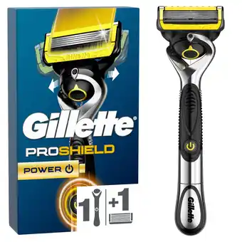 Tesco Gillette ProShield Power Men's Razor offer