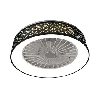 Tesco Living and Home Ceiling Mount Rhombus LED Fan Light - 49cm Dia & 40W Multi offer