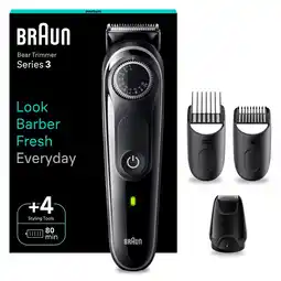 Tesco Braun Beard Trimmer BT3440 offer