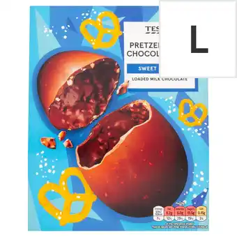 Tesco Tesco Pretzel & Salt Chocolate Egg 280g offer