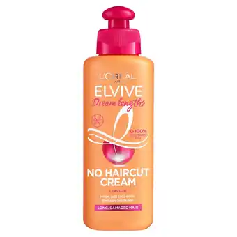 Tesco L'Oreal Elvive Dream Lengths No Haircut Cream 200ml offer