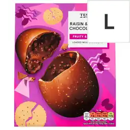 Tesco Tesco Raisin & Biscuit Chocolate Egg 280g offer