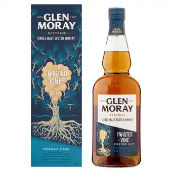 Tesco Glen Moray Twisted Vine Single Malt Scotch Whisky 70cl offer