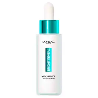 Tesco L'Oreal Paris Bright Reveal Niacinamide Dark Spot Serum 30ml offer