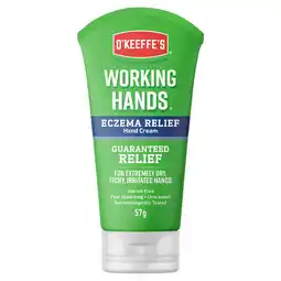 Tesco O'Keeffe's Working Hands Eczema Relief 57g offer