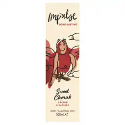 Tesco Impulse Sweet Cherub Body Fragrance Mist 100ml offer