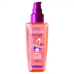 Tesco L'Oreal Paris Elvive Dream Lengths Frizz Killer Serum 100Ml offer