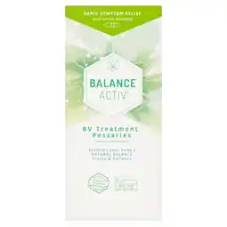 Tesco Balance Activ BV Treatment Vaginal Pessary offer