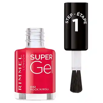 Tesco Rimmel Super Gel Nail Polish Rock & Roll 12Ml offer