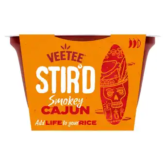 Tesco Veetee Stir'd Smokey Cajun 100g offer