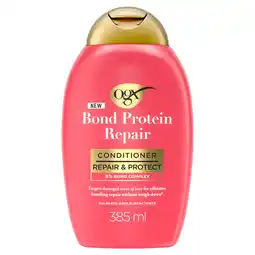 Tesco OGX Bond Protein Repair Conditioner 385ml offer