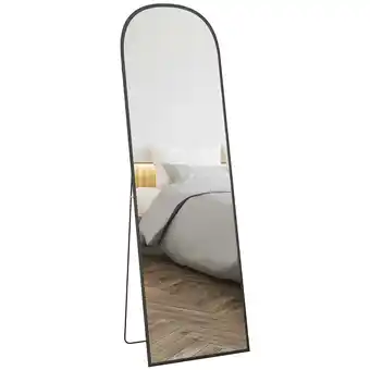 Tesco HOMCOM Full Length Mirror with Aluminium Alloy Frame Hanging offer