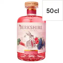 Tesco Berkshire Botanical Rhubarb & Raspberry Gin 50Cl offer