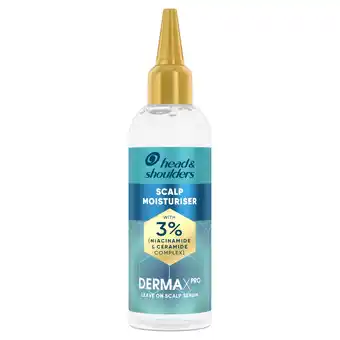 Tesco Head & Shoulders DermaXpro Leave on Scalp Moisturiser Serum 145ml offer