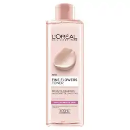 Tesco L'Oreal Fine Flowers Toner 400Ml offer