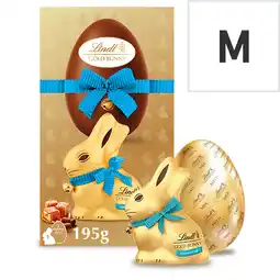 Tesco Lindt Gold Bunny Chocolate Egg with Salted Caramel 195g offer