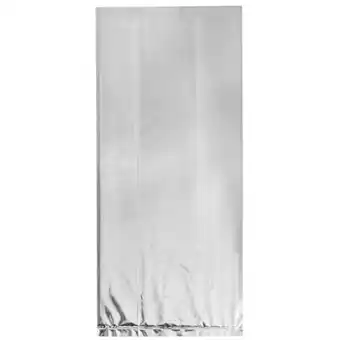 Tesco Silver Foil Cello Gift Bags with Twist Ties - Pack of 10 offer