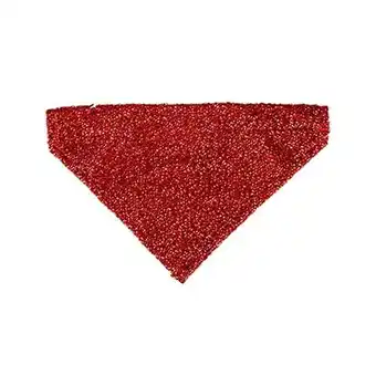 Tesco Christmas Pet Red Tinsel Bandana offer