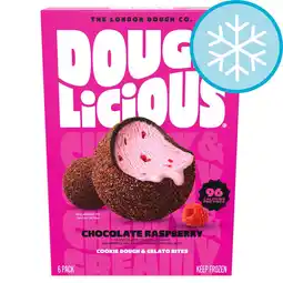 Tesco Doughlicious Chocolate Raspberry Cookie Dough & Gelato Bites 6 x 32g offer