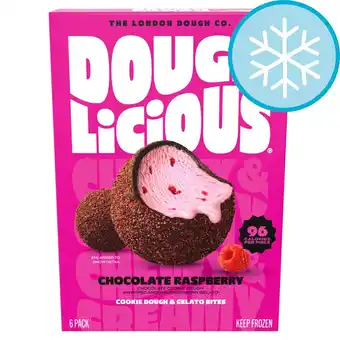 Tesco Doughlicious Chocolate Raspberry Cookie Dough & Gelato Bites 6 x 32g offer